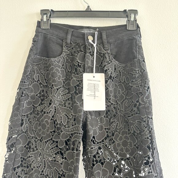 The Noli Shop - Celeste High Rise Jean - Black - Picture 3 of 7